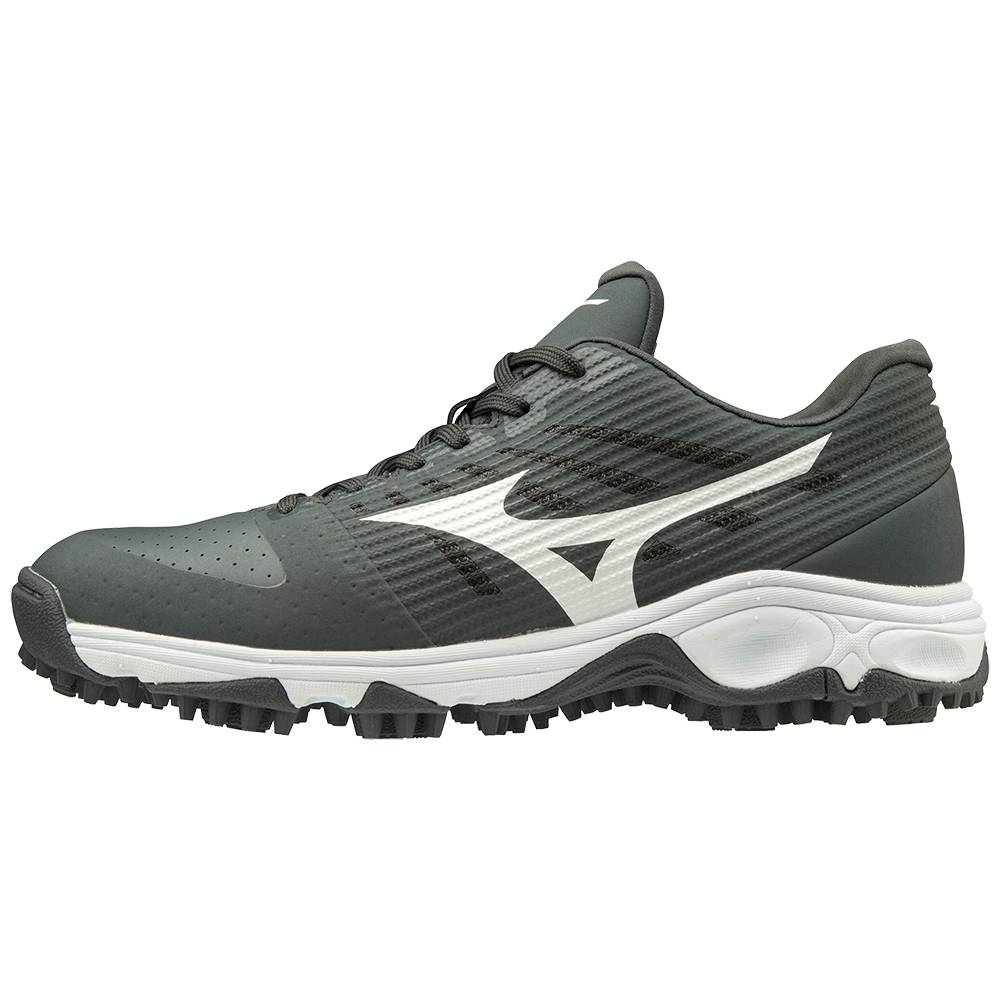 Zapatos Para Beisbol Mizuno Ambition All Surface Bajos Turf Para Hombre Grises/Blancos 3265198-AU